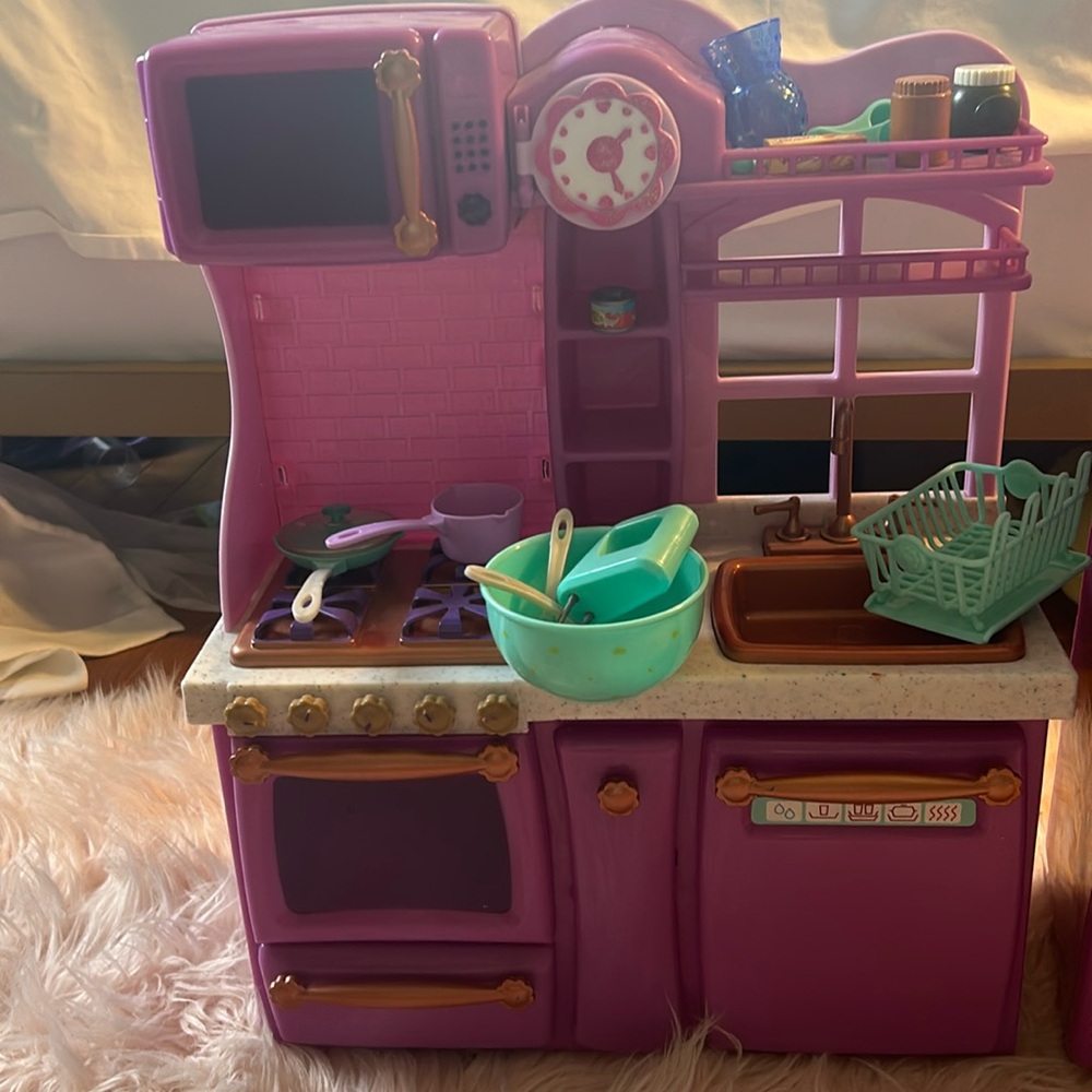 Our generation kitchen and fridge set